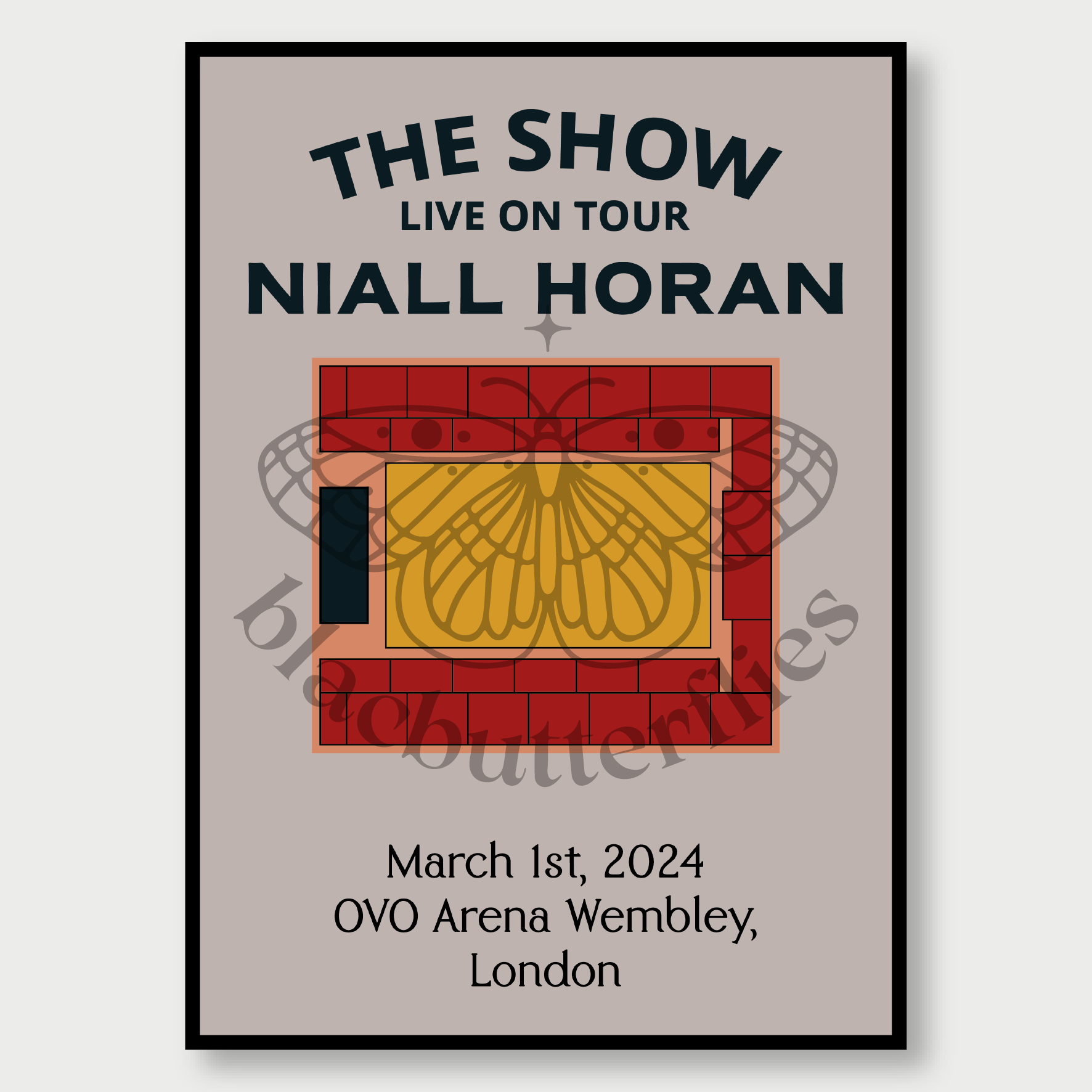 Horan Show Tour Venue Poster