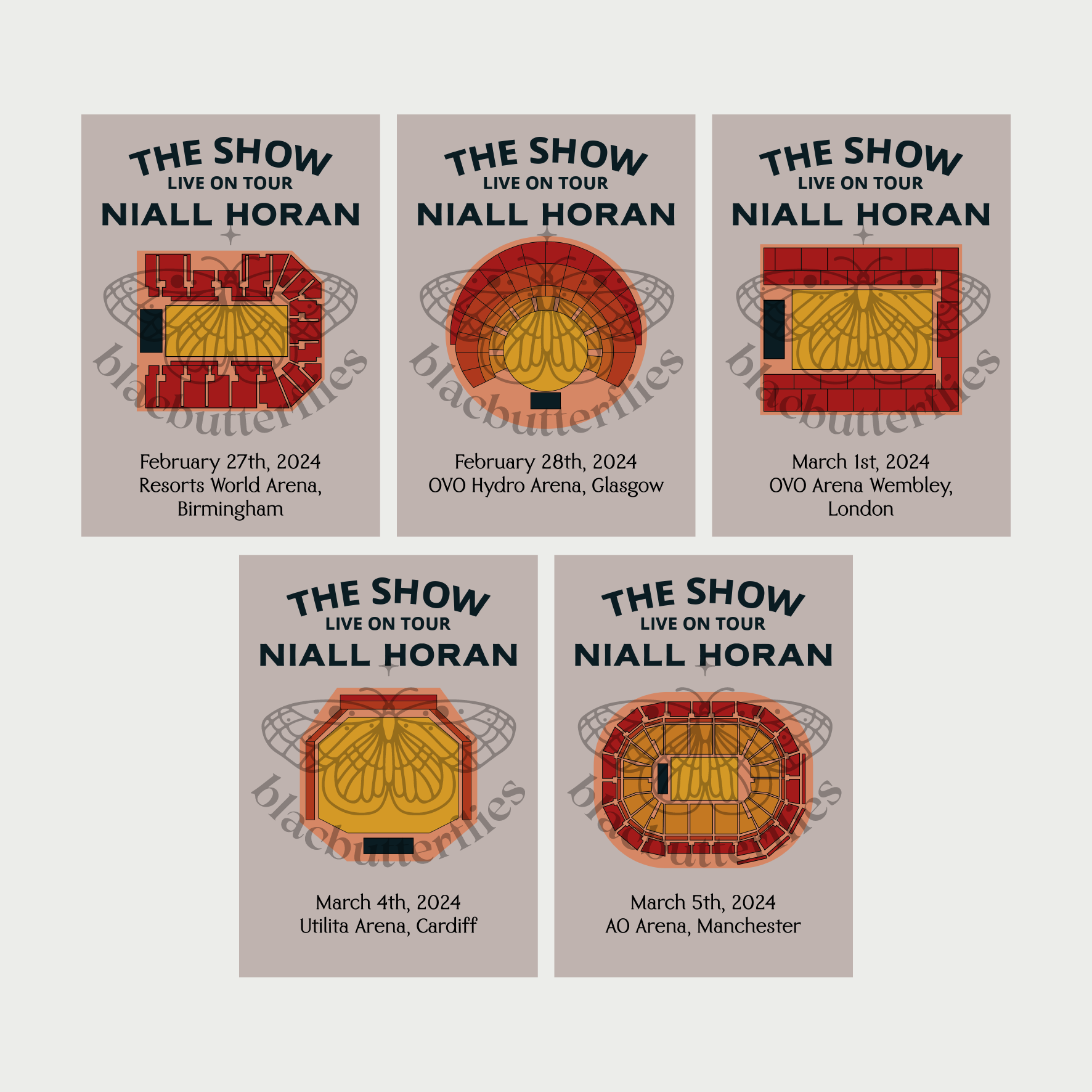 Horan Show Tour Venue Poster