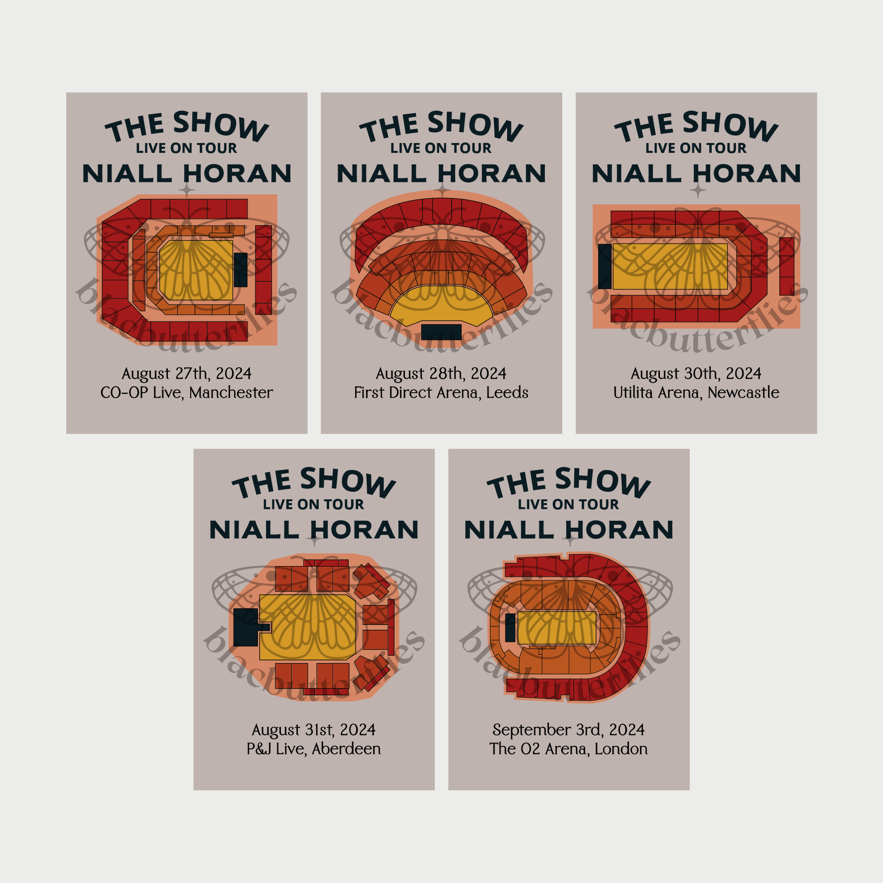 Horan Show Tour Venue Poster
