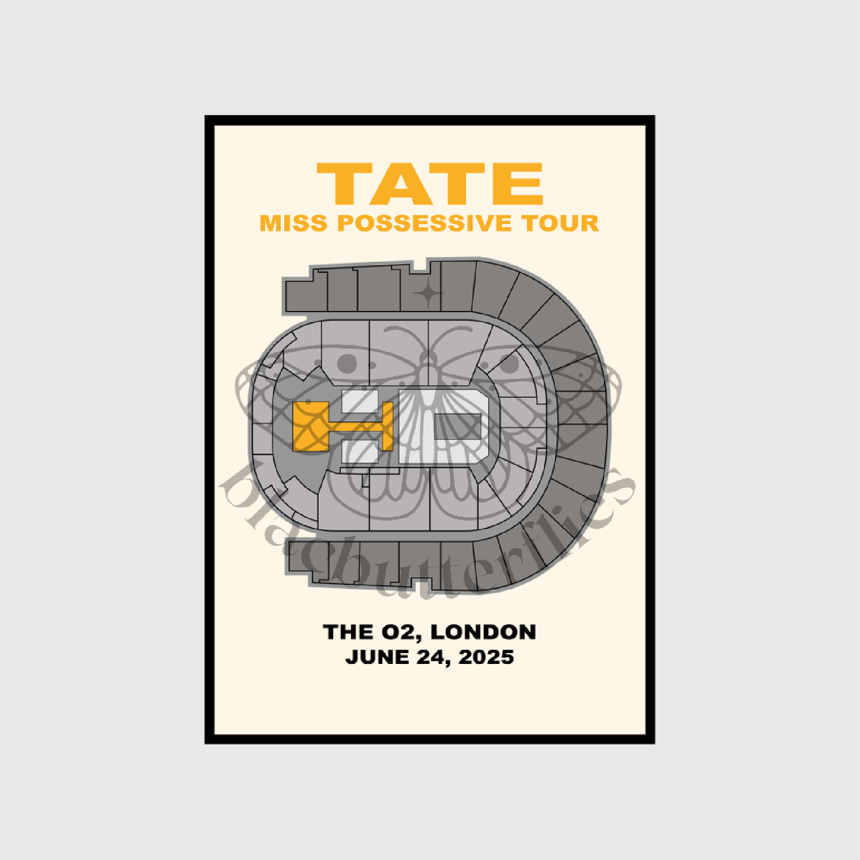 Tate Possessive Tour Poster
