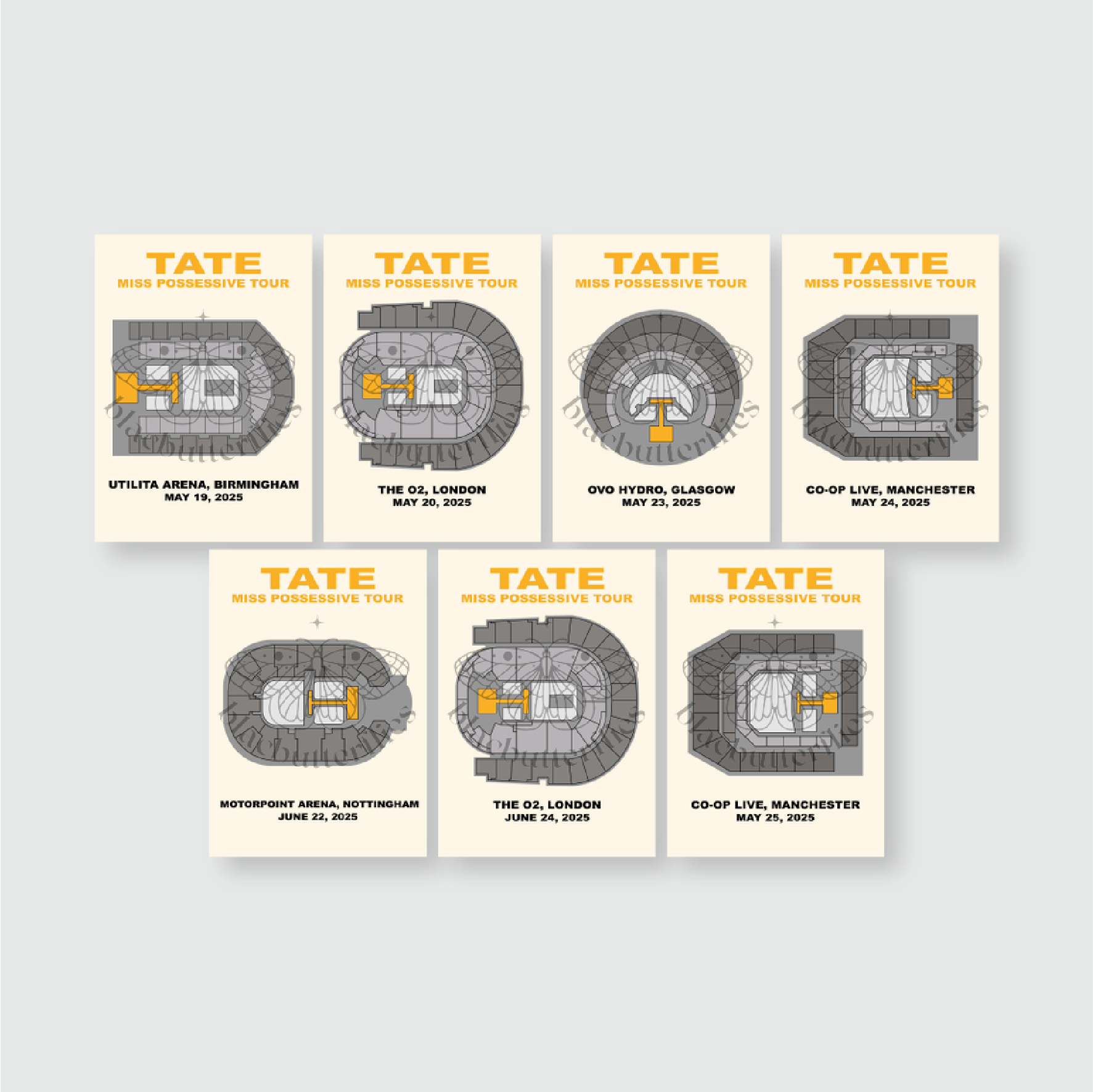 Tate Possessive Tour Poster