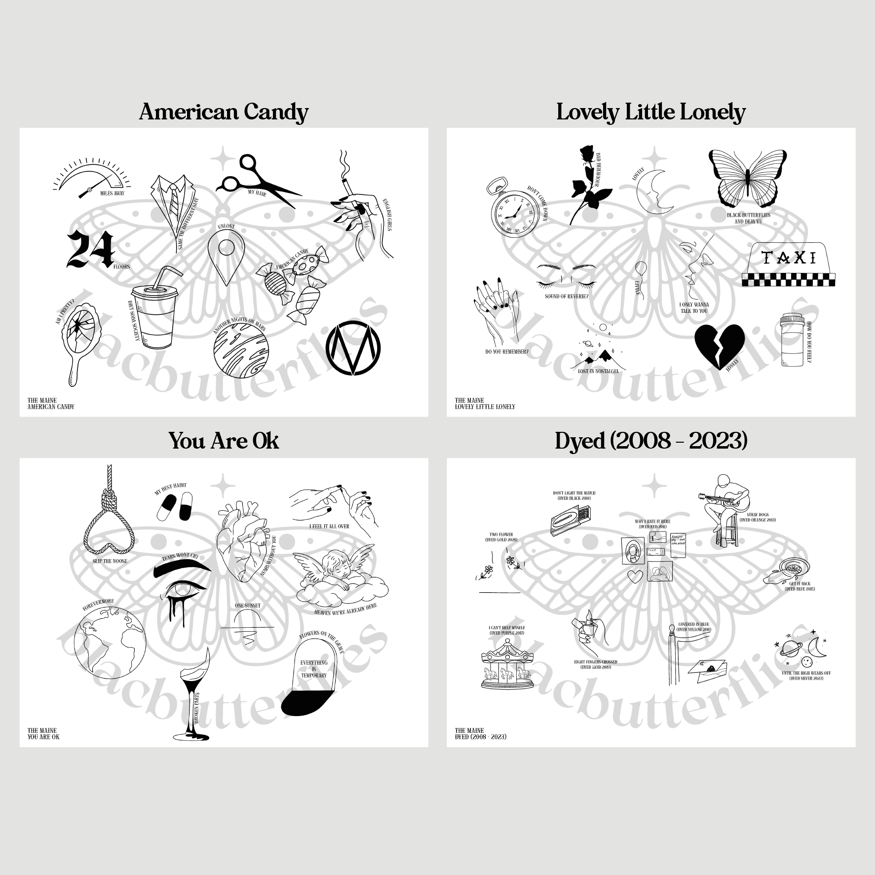 The Maine Flash Style Illustation Poster