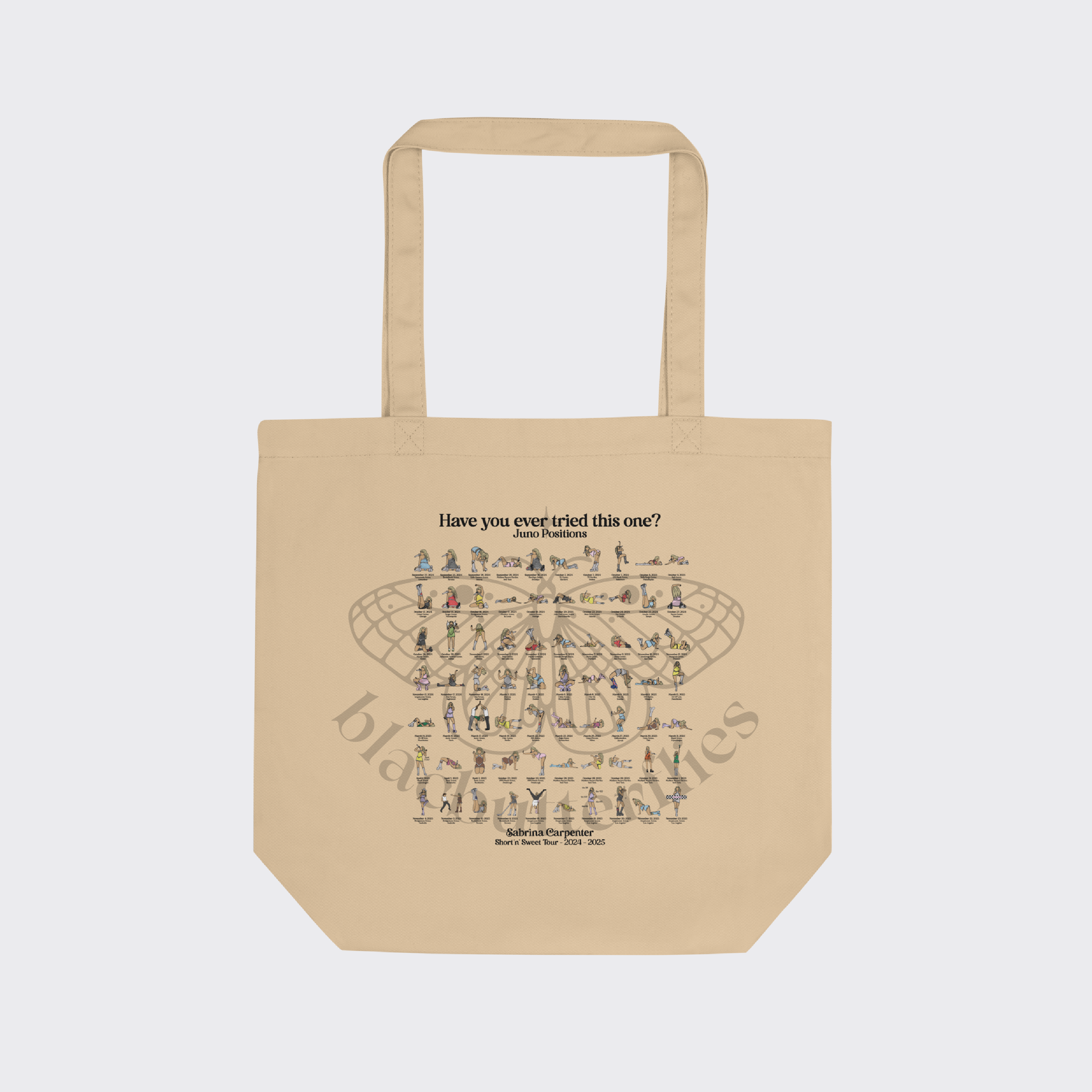 Juno Positions Tote Bag Natural