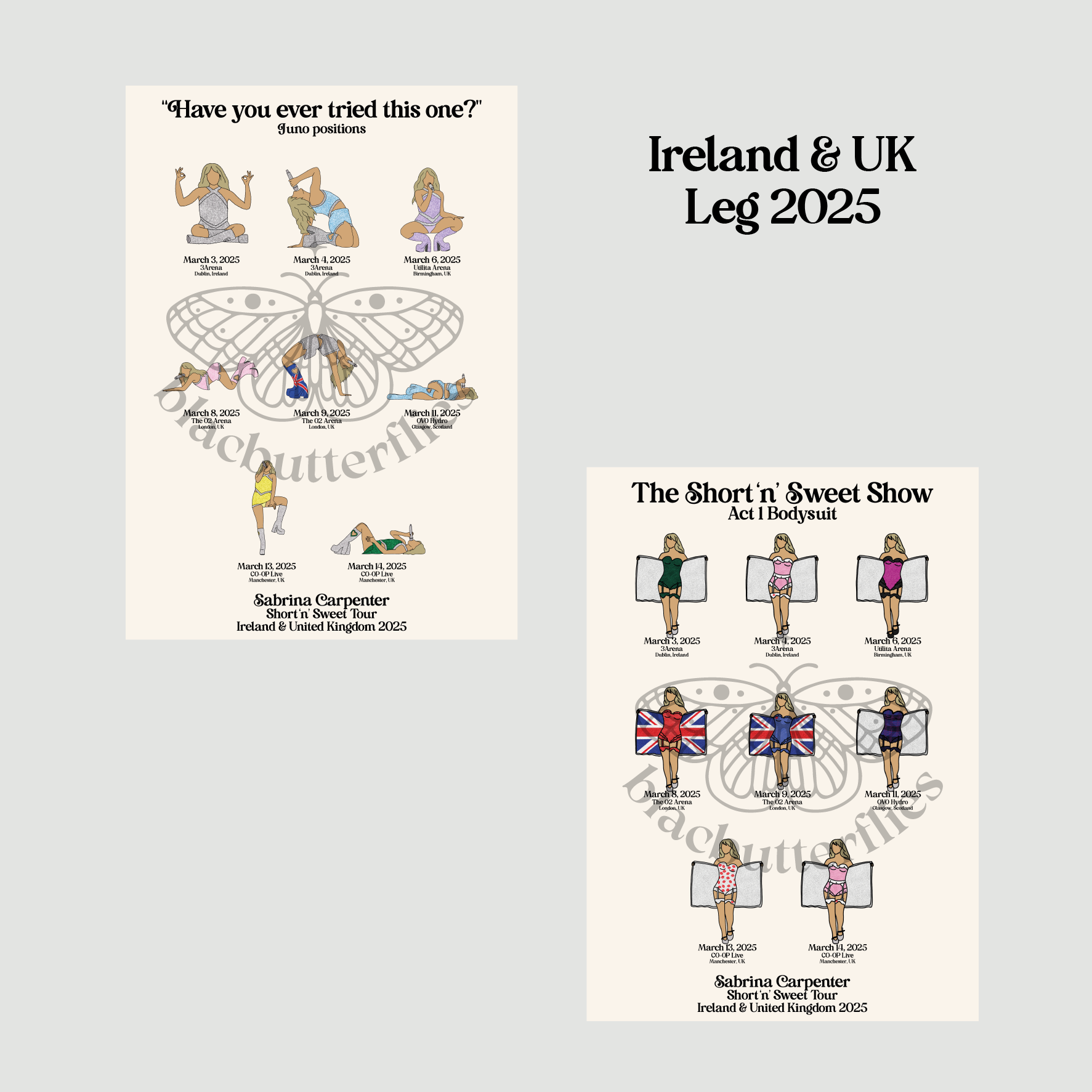 Carpenter Sweet Tour Prints (UK/IRELAND LEG)