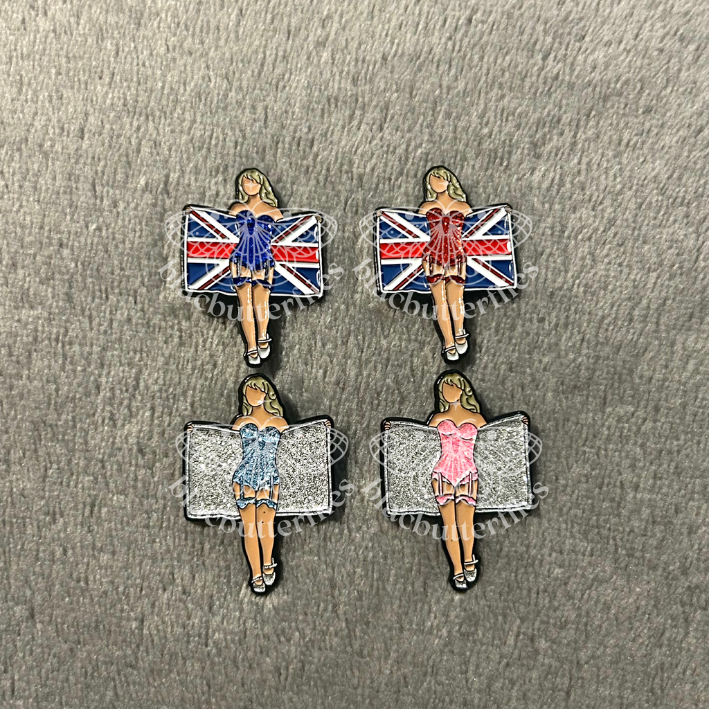 Towel Outfit Pin Badge